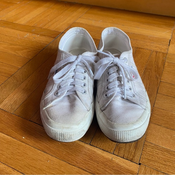 Superga 2750 COTU Classic Sneaker White/Beige (sz 39) - Picture 8 of 9